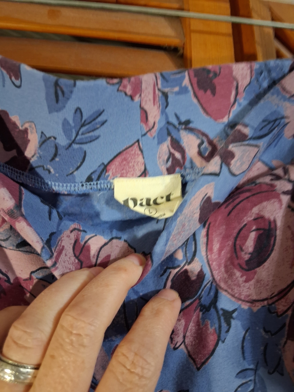 Pact Fit & Flare Organic Cotton Midi Skirt - Picture 2 of 5